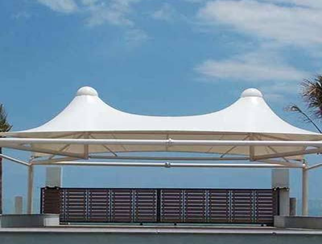 Industrial area canopy