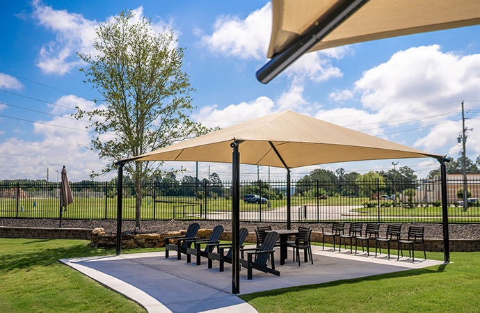 Professional canopy shade structure