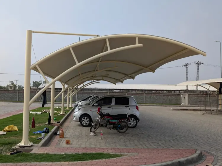 Warehouse shade structure