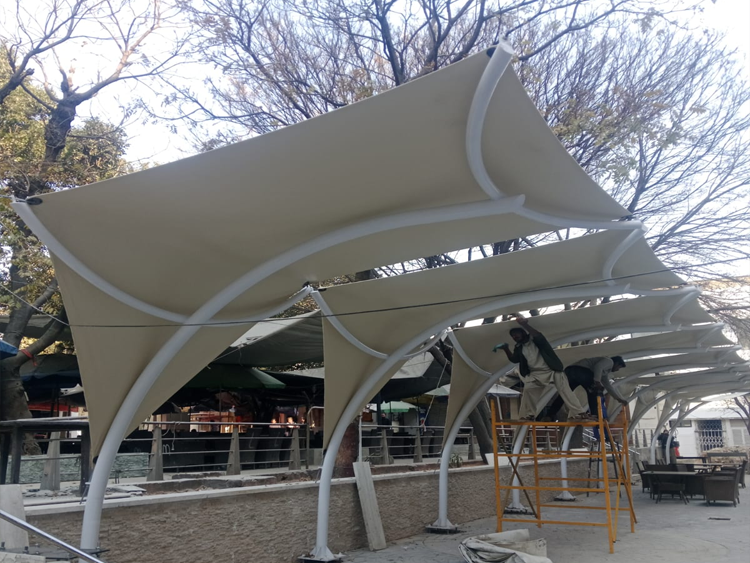 Villa shade structure